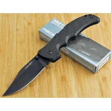 Складной нож Recon 1 Clip Point, Carpenters CTS® XHP Alloy w/ DLC Coating, Black G-10 Handle 10.2 см.