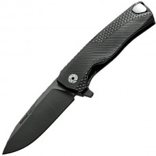 Нож складной ROK Ball-Bearing Flipper, Black Solid® Aluminum Handle, Black DLC-Coated Böhler M390