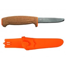 Нож Morakniv Floating Serrated Knife, нержавеющая сталь, пробковая ручка