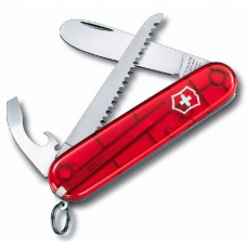 Нож перочинный Victorinox My First Victorinox 0.2373.T 84мм 9 функций полупрозрачный красный