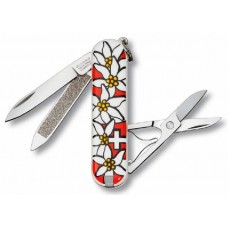 Нож перочинный Victorinox Edelweiss 0.6203.840 58мм 7 функций дизайн рукояти Эдельвейс