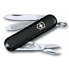 Нож перочинный Victorinox Classic 0.6223.3 58мм 7 функций черный