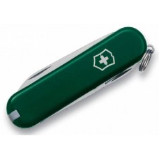 Нож перочинный Victorinox Classic 0.6223.4 58мм 7 функций зеленый