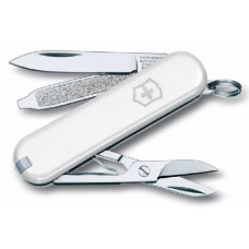 Нож перочинный Victorinox Classic 0.6223.7 58мм 7 функций белый