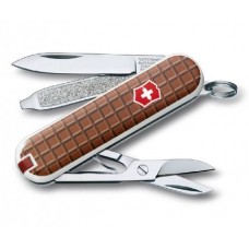 Нож перочинный Victorinox Classic The Chocolate 0.6223.842 58мм 7 функций дизайн Шоколад