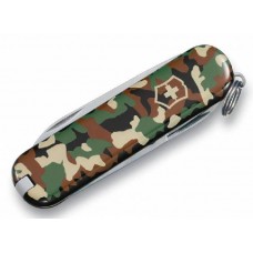 Нож перочинный Victorinox Classic 0.6223.94 58мм 7 функций рукоять дизайна Камуфляж