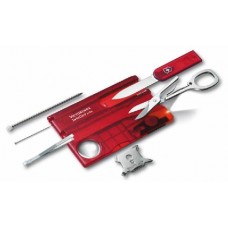 Швейцарская карта Victorinox SwissCard Lite 0.7300.T 13 функций полупрозрачный красный