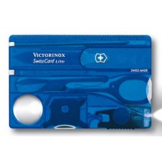 Швейцарская карта Victorinox SwissCard Lite 0.7322.T2 13 функций полупрозрачный синий