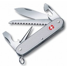 Нож перочинный Victorinox Farmer 0.8241.26 93мм 9 функций алюминиевая рукоять серебристый