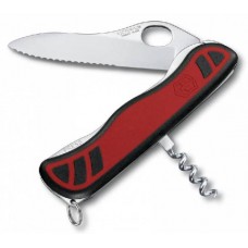 Нож перочинный Victorinox Sentinel One Hand 0.8321.MWC 111мм с фиксатором 3 функции красно-черный