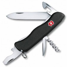 Нож перочинный Victorinox PICKNICKER 0.8353.3 111мм с фиксатором 11 функций нейлоновая рукоять черный