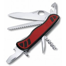 Нож перочинный Victorinox Forester One Hand 0.8361.MWC 111мм с фиксатором 10 функций красно-черный