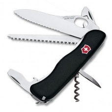 Нож перочинный Victorinox Forester One Hand 0.8363.MW3 111мм с фиксатором лезвия 11 функций  черный