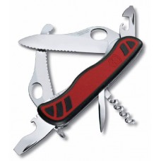 Нож перочинный Victorinox  Dual Pro One Hand 0.8371.MWC 111 мм с фиксатором 10 функций красно-черный