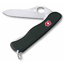 Нож перочинный Victorinox Sentinel One Hand 0.8413.M3 111мм с фиксатором лезвия 4 функции черный