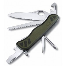 Нож перочинный Victorinox Military 0.8461.MWCH c фиксатором лезвия 10 функций зеленый