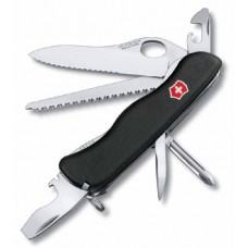 Нож перочинный Victorinox Trailmaster One Hand Wavy Edge 0.8463.MW3 с фиксатором 12 функций черный