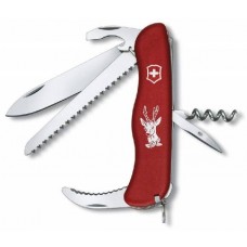 Нож перочинный Victorinox Hunter 0.8873 с фиксатором лезвия 13 функций красный