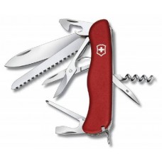 Нож туристический Victorinox Outrider 0.9023 с фиксатором лезвия 14 функций красный