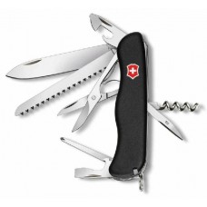 Нож перочинный Victorinox Outrider 0.9023.3 с фиксатором лезвия 14 функций черный