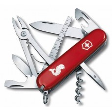 Нож перочинный Victorinox Angler 1.3653.72 91мм 18 функций красный с логотипом рыба