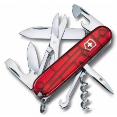 Нож перочинный Victorinox Climber 1.3703.T 91мм 14 функций полупрозрачный красный