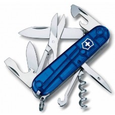 Нож перочинный Victorinox Climber 1.3703.T2 91мм 14 функций полупрозрачный синий