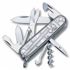 Нож перочинный Victorinox Climber 1.3703.T7 91мм 14 функций полупрозрачный серебристый