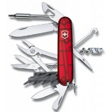 Нож перочинный Victorinox CyberTool 34 1.7725.T 91мм 34 функции полупрозрачный красный