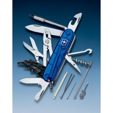 Нож перочинный Victorinox CyberTool 34 1.7725.T2 91мм 34 функции полупрозрачный синий