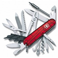 Нож перочинный Victorinox CyberTool 41 1.7775.T 91мм 41 функция полупрозрачный красный