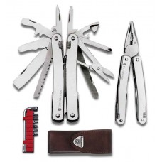 Мультитул Victorinox SwissTool Spirit Plus 3.0238.L 105 мм 38 функций в кожаном чехле