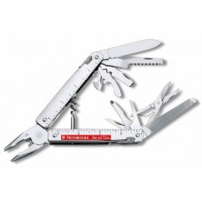 Мультитул Victorinox SwissTool Plus 3.0338.L 115 мм 39 функций в кожаном чехле