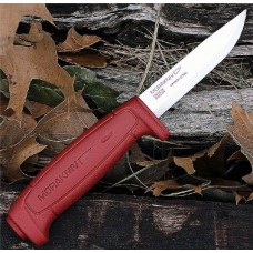 Нож Morakniv Basic 511, углеродистая сталь, пластик, красный