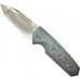 Нож складной EX-02 Tanto Thumb Stud, Black/Gray G-Mascus® G10 Handle, Satin Finish Blade 9.52 см.