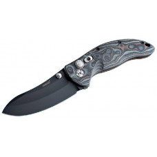 Нож складной EX-04 Black Upswept Blade, Black/Gray/Lava G-Mascus® G10 Handle 10.16 см.