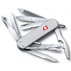 Нож перочинный Victorinox MiniChamp 0.6381.26 58мм алюминиевая рукоять серебристый