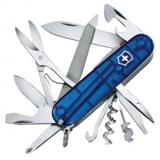 Нож перочинный Victorinox Mountaineer Lite 91мм полупрозрачный синий