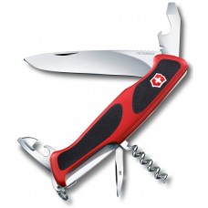 Нож перочинный Victorinox RangerGrip 68 0.9553.C 130мм 11 функций красно-чёрный