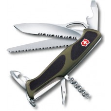 Нож Victorinox RangerGrip 179 0.9563.MWC4 (0.9563.MWC4) зеленый/черный 12 функций пластик