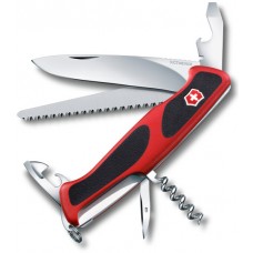 Нож перочинный Victorinox RangerGrip 55 0.9563.C 130мм 12 функций красно-чёрный