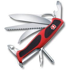 Нож перочинный Victorinox RangerGrip 58 Hunter 0.9683.MC 130мм 13 функций красно-чёрный