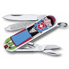 Нож перочинный Victorinox Classic Appenzeller 0.6223.L1401 58мм 7 функций дизайн Аппенцеллер