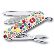 Нож перочинный Victorinox Classic Color up your life 0.6223.L1403 58мм 7 функций дизайн Раскрась