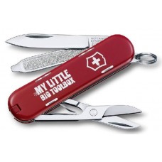 Нож перочинный Victorinox Classic My little big toolbox 0.6223.L1404 58мм 7 функций дизайн Мой ящ