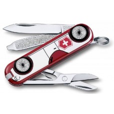 Нож перочинный Victorinox Classic Машина (0.6223.L1410) белый/красный 7 функций пластик/сталь