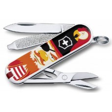 Нож перочинный Victorinox Classic Treasure 0.6223.L1407 58мм 7 функций дизайн Клад