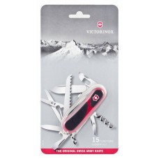 Нож перочинный Victorinox EvoGrip S17 (2.3913.SCB1) красно-черный блистер 15 функций пластик/сталь