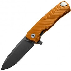 Нож складной ROK Ball-Bearing Flipper, Orange Solid® Aluminum Handle, Black DLC-Coated Böhler M390