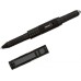 Тактическая ручка Boker Plus Tactical Pen Black - 09BO090, авиационный алюминий, чёрный